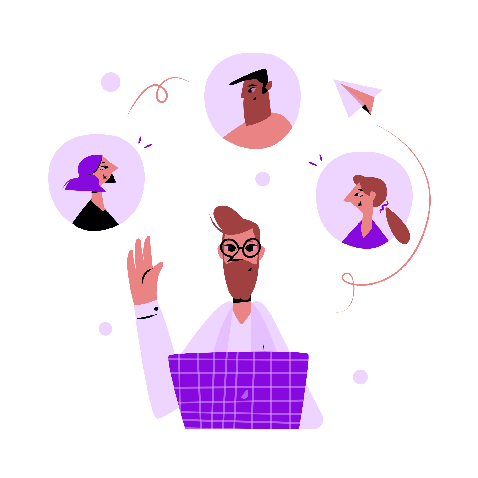 Remote Team Graphic Image